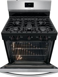5.0 Cu. Ft. Stainless Gas Range