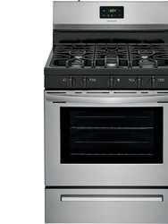 5.0 Cu. Ft. Stainless Gas Range