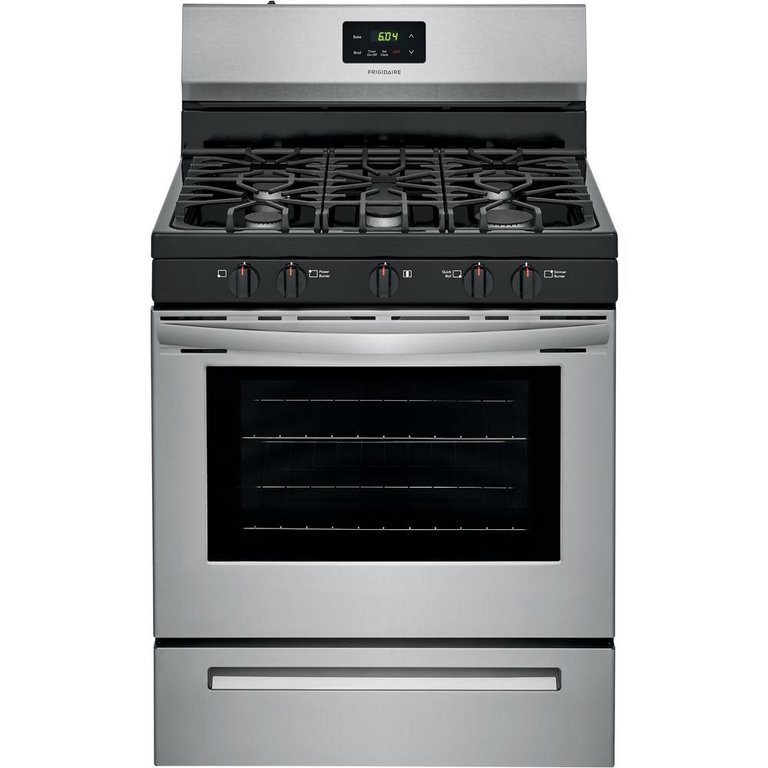 5.0 Cu. Ft. Stainless Gas Range