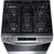 5.1 Cu. Ft. Stainless Steel Freestanding Gas Range