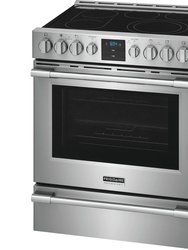5.4 Cu. Ft. Stainless Front Control Electric Range With Air Fry
