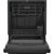 54 dBA Black Front Control Dishwasher