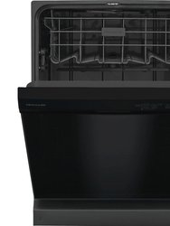 54 dBA Black Front Control Dishwasher