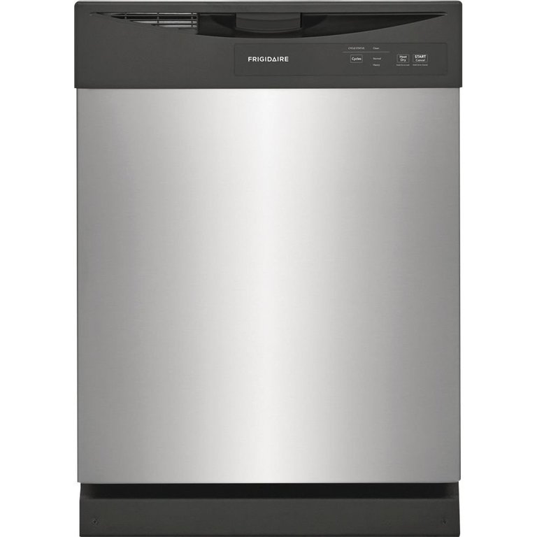 62 dBA Front Control Dishwasher - Stainless Steel