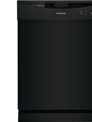 62 dBA Front Control Dishwasher - Black