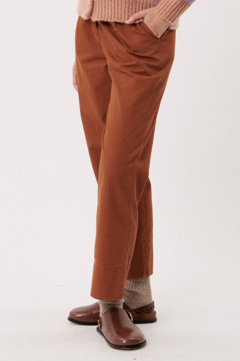 Frnch Charlie Pants In Ochre - Ochre