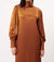 Noor Dress In Ocre