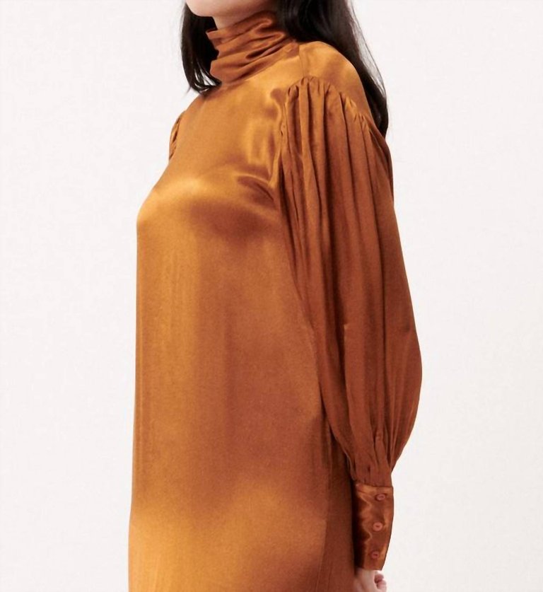 Noor Dress In Ocre