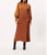 Noor Dress In Ocre - Ocre