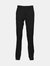 Front Row Mens Cotton Rich Stretch Chino Trousers - Black