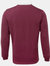 Front Row Mens Premium Long Sleeve Rugby Shirt/Top (Burgundy)