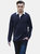 Front Row Mens Premium Long Sleeve Rugby Shirt/Top (Navy)