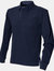 Front Row Mens Super Soft Long Sleeve Rugby Polo Shirt (Navy) - Navy