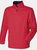 Front Row Mens Zip Neck Sweatshirt (Red/Navy) - Red/Navy