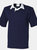 Front Row Short Sleeve Sports Rugby Polo Shirt (Navy) - Navy