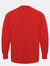 Kids Big Boys Long Sleeve Plain Rugby Sports Polo Shirt - Red