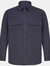 Mens Cotton Drill Overshirt - Navy