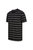 Unisex Adult Striped T-Shirt- Black/Khaki