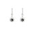 8-Ball Blossom Mini-Hoop Earrings - Silver