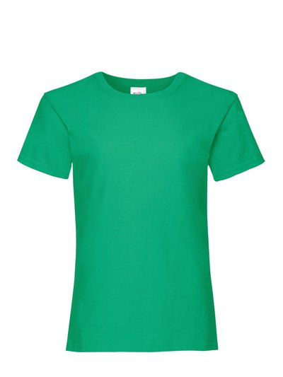 Fruit of the Loom Big Girls Childrens Valueweight Short Sleeve T-Shirt - Kelly Green product