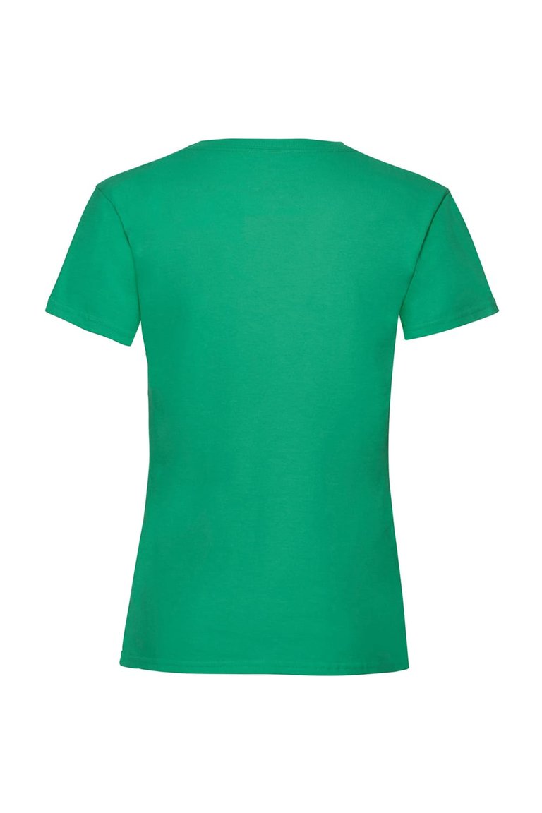 Big Girls Childrens Valueweight Short Sleeve T-Shirt - Kelly Green