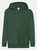Childrens/Kids Unisex Hooded Sweatshirt Jacket - Bottle Green