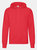 Fruit of the Loom Adults Unisex Classic Hooded Sweatshirt (Red) - Red