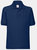 Fruit Of The Loom Childrens/Kids Big Girls 65/35 Pique Polo Shirt (Pack of 2) (Navy) - Navy