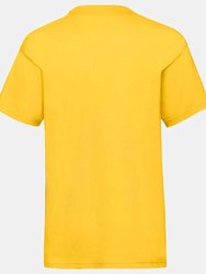 Fruit Of The Loom Childrens/Kids Little Boys Valueweight Short Sleeve T-Shirt (Pack of 2) (Sunflower)