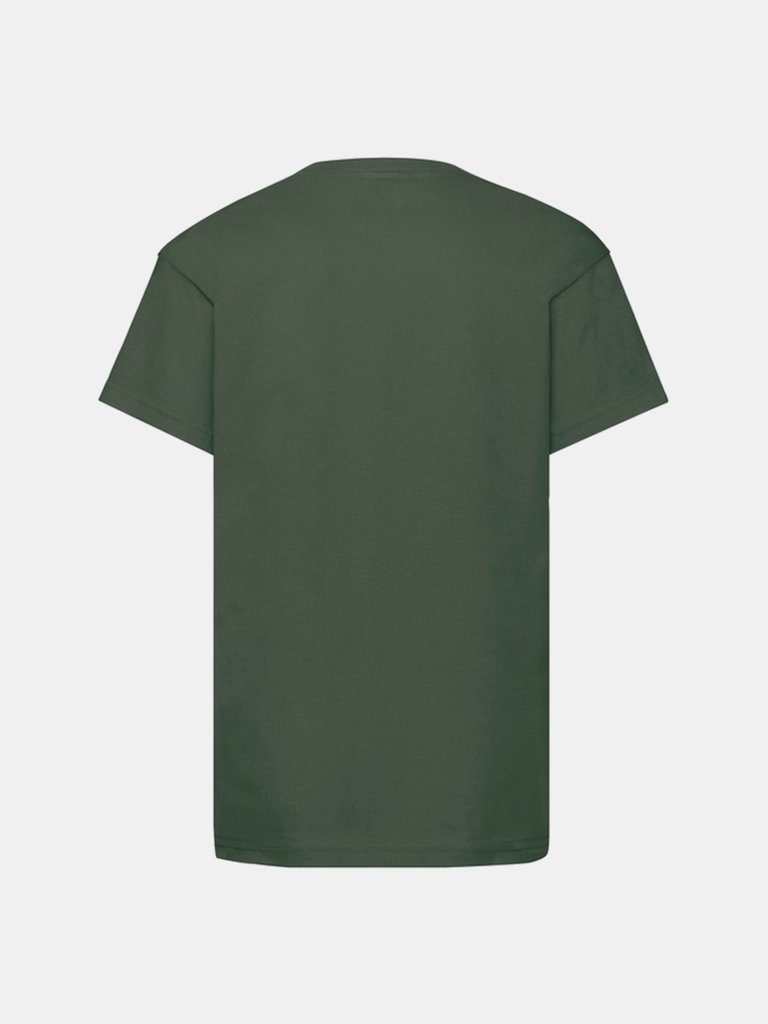 Fruit of the Loom Childrens/Kids Original T-Shirt (Bottle Green)