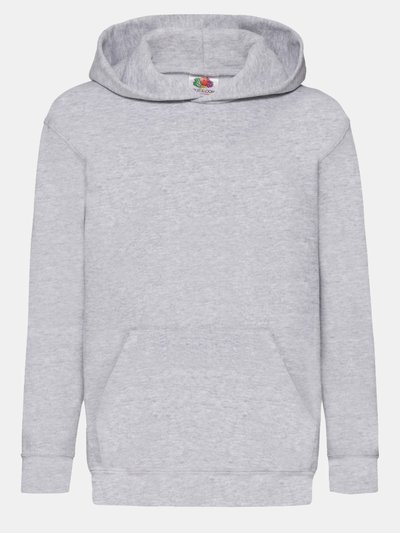 Fruit of the Loom Fruit Of The Loom Childrens Unisex Hooded Sweatshirt / Hoodie (Heather Grey) product