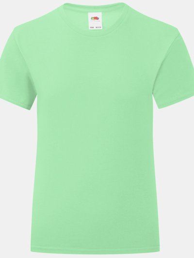 Fruit of the Loom Fruit Of The Loom Girls Iconic T-Shirt (Neo Mint) product