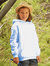 Fruit Of The Loom Kids Unisex Premium 70/30 Hooded Sweatshirt / Hoodie (Sky Blue)