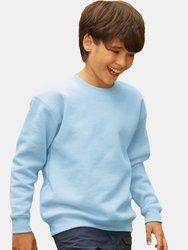 Fruit Of The Loom Kids Unisex Premium 70/30 Sweatshirt (Pack of 2) (Sky Blue)