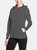 Fruit Of The Loom Ladies Fitted Lightweight Hooded Sweatshirt / Hoodie (240 GSM) (Light Graphite)