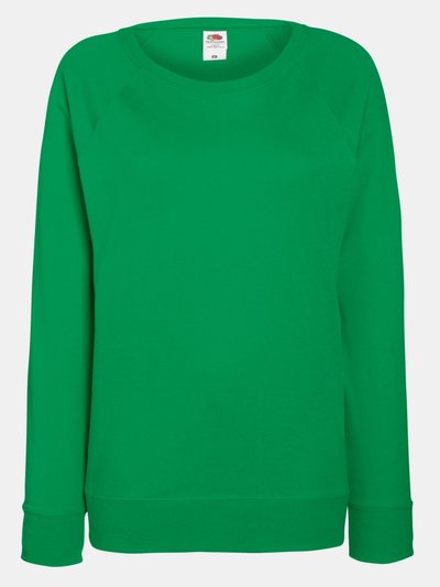 Fruit of the Loom Fruit OF The Loom Ladies Fitted Lightweight Raglan Sweatshirt product