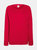 Fruit OF The Loom Ladies Fitted Lightweight Raglan Sweatshirt - Red