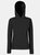 Fruit Of The Loom Ladies Lady Fit Hooded Sweatshirt / Hoodie (Black)