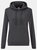 Fruit Of The Loom Ladies Lady Fit Hooded Sweatshirt / Hoodie (Dark Heather) - Dark Heather