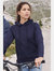 Fruit Of The Loom Ladies Lady Fit Hooded Sweatshirt / Hoodie (Deep Navy)