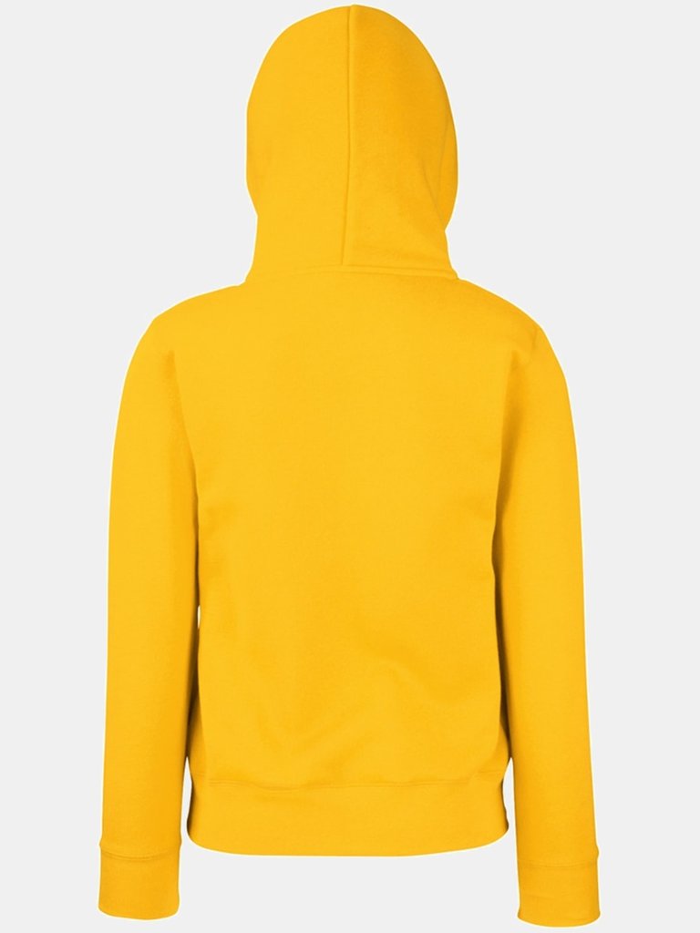 Fruit Of The Loom Ladies Lady Fit Hooded Sweatshirt / Hoodie (Sunflower)