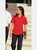 Fruit Of The Loom Ladies Lady-Fit Short Sleeve Poplin Shirt (Red)