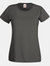 Fruit Of The Loom Ladies/Womens Lady-Fit Valueweight Short Sleeve T-Shirt (Light Graphite) - Light Graphite