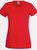 Fruit Of The Loom Ladies/Womens Lady-Fit Valueweight Short Sleeve T-Shirt (Pack (Red) - Red