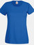 Fruit Of The Loom Ladies/Womens Lady-Fit Valueweight Short Sleeve T-Shirt (Pack (Royal) - Royal