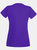 Fruit Of The Loom Ladies/Womens Lady-Fit Valueweight Short Sleeve T-Shirt (Purple)