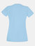 Fruit Of The Loom Ladies/Womens Lady-Fit Valueweight Short Sleeve T-Shirt (Sky Blue)