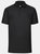 Fruit Of The Loom Mens 65/35 Pique Short Sleeve Polo Shirt (Black) - Black