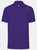 Fruit Of The Loom Mens 65/35 Pique Short Sleeve Polo Shirt (Purple) - Purple