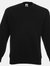 Fruit of the Loom Mens Classic 80/20 Set-in Sweatshirt (Black) - Black
